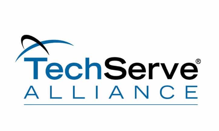 An image of the TechServe Alliance logo for Award winners ESP IT in Minneapolis, MN