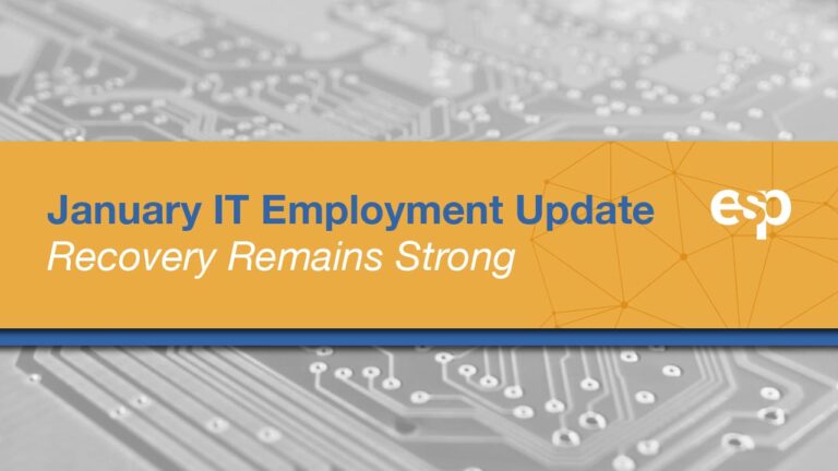 January ESP IT Employment Update Website Banner