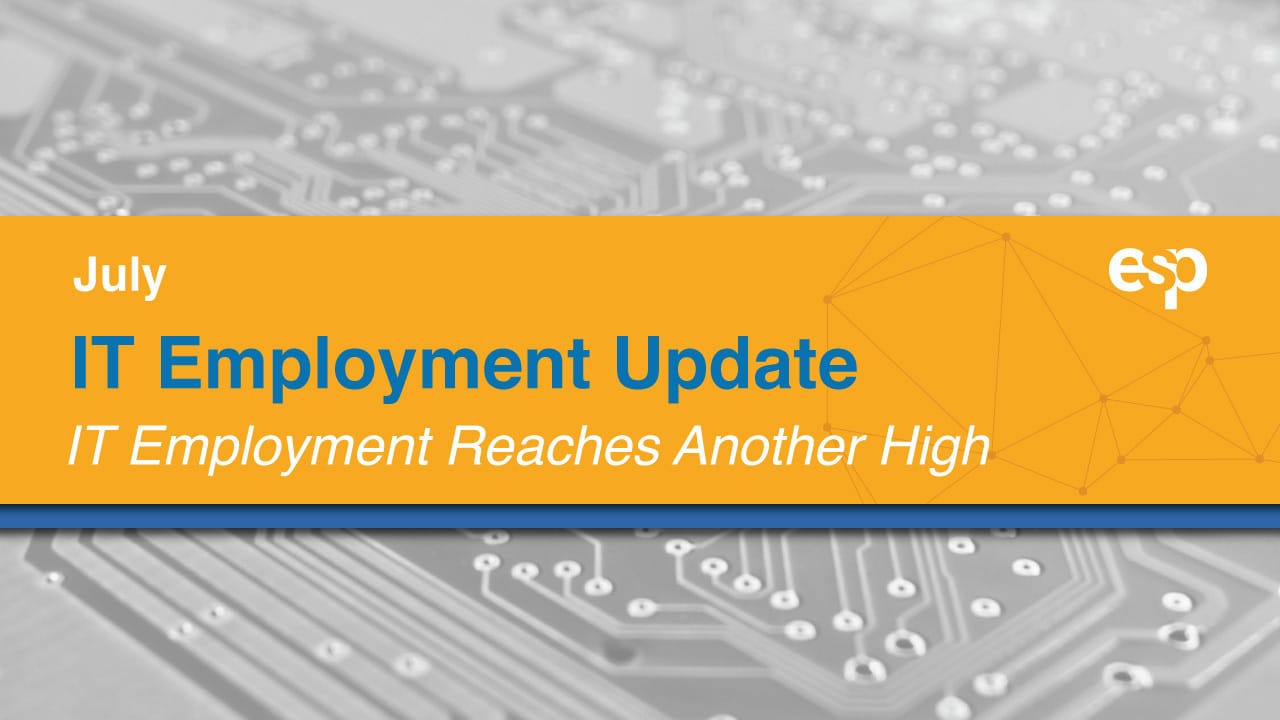 July IT Employment Update website banner