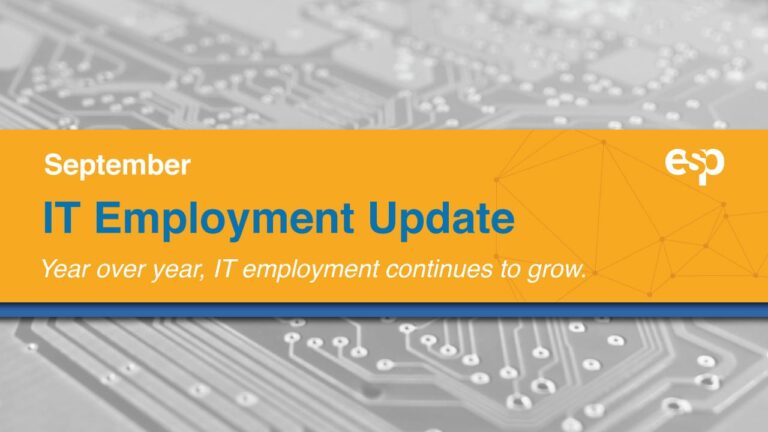 September IT Employment Update website banner